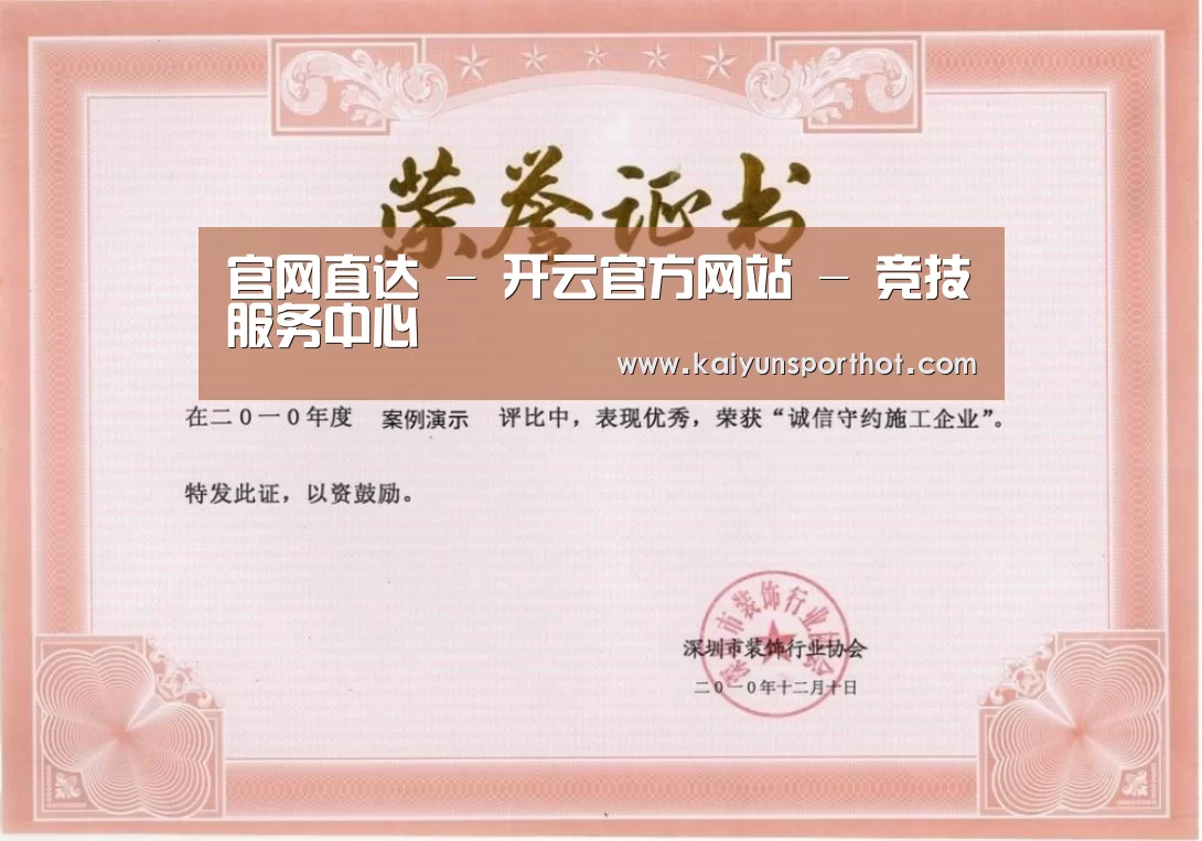 荣誉证书二(图1)