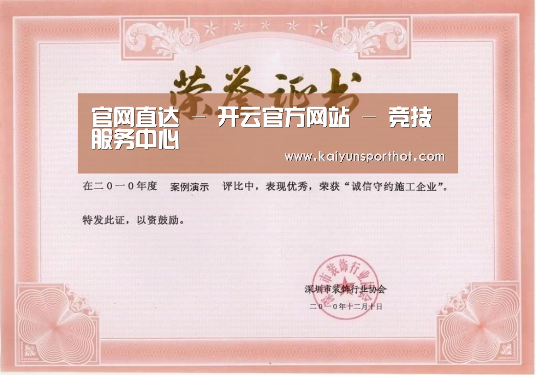荣誉证书二